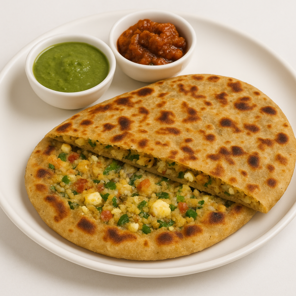 Mix Paratha – 2 Pcs - Meals28