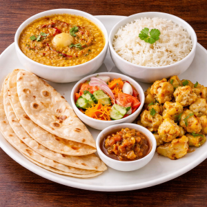 Gobhi Aloo Thali